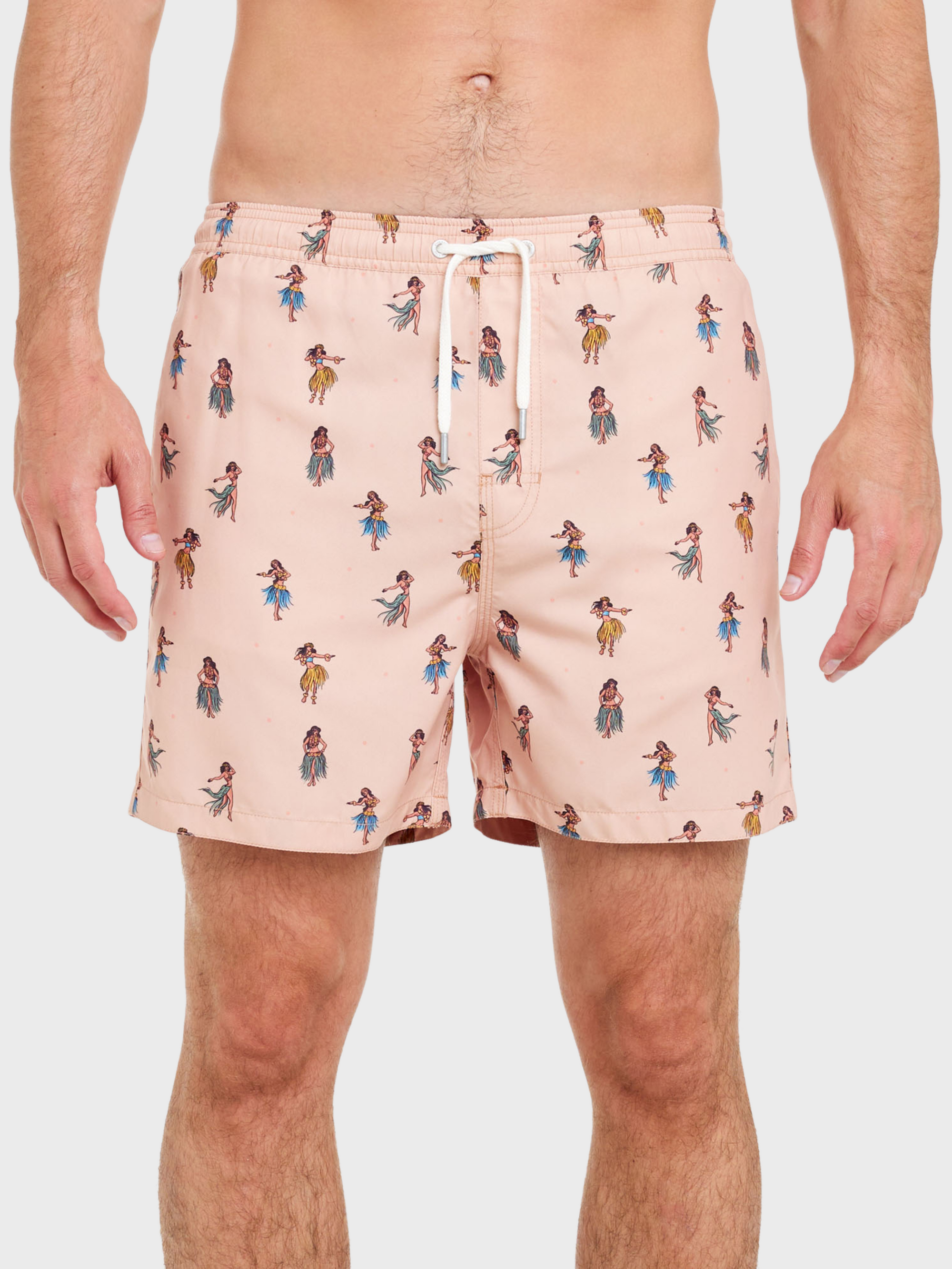 Pullin Pako Short Hula Girls-Men's Shorts-Brooklyn-Vancouver-Yaletown-Canada