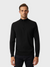 34 Heritage Quarter Zip Sweater Black-Men's Sweaters-Brooklyn-Vancouver-Yaletown-Canada