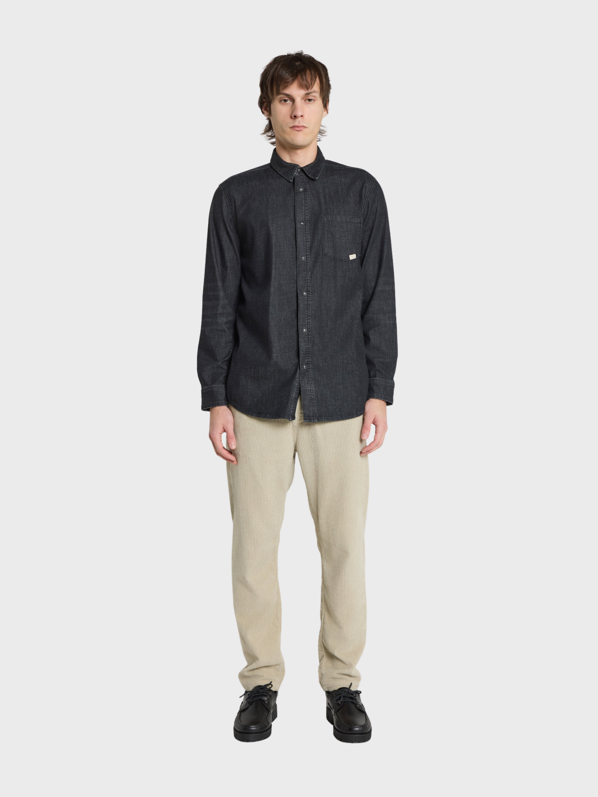 Pullin Dening Beach Corduroy Gravel-Men's Pants-Brooklyn-Vancouver-Yaletown-Canada