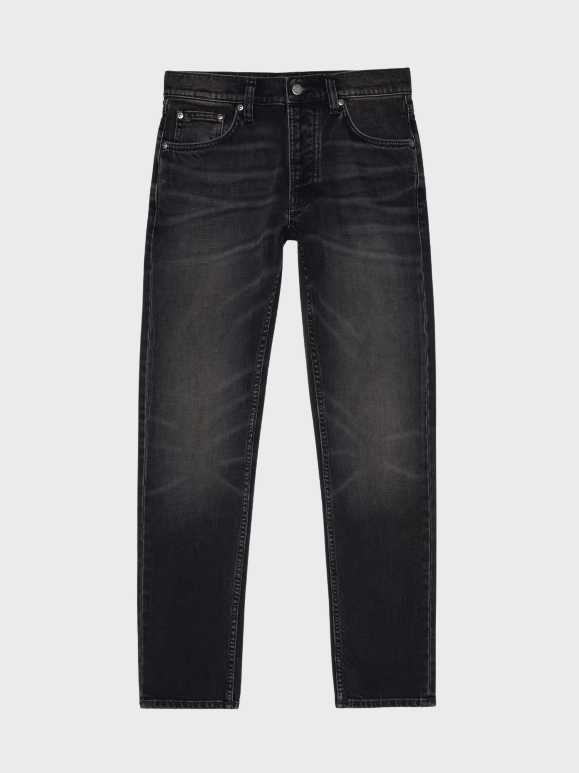 Nudie Solid Ollie Black Force-Men's Denim-Brooklyn-Vancouver-Yaletown-Canada