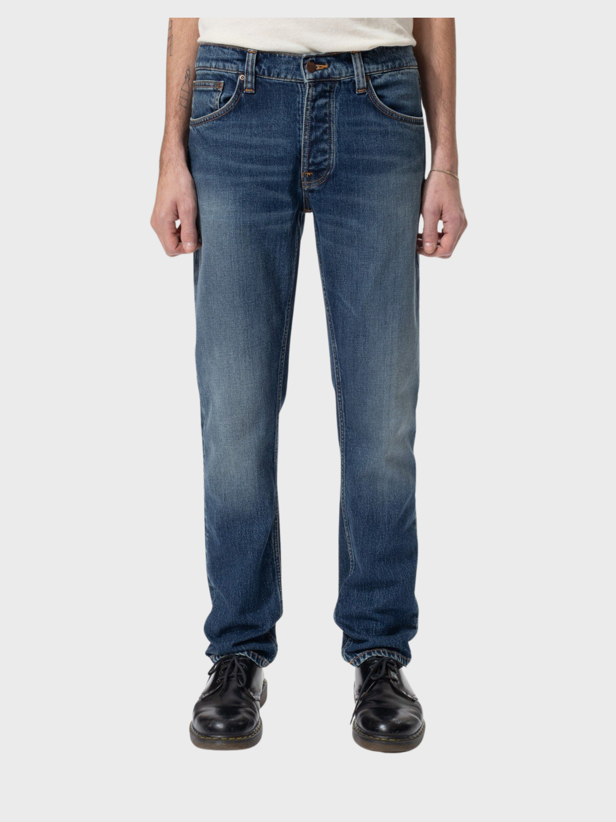 Nudie Solid Ollie Wild Blue-Men's Denim-Brooklyn-Vancouver-Yaletown-Canada