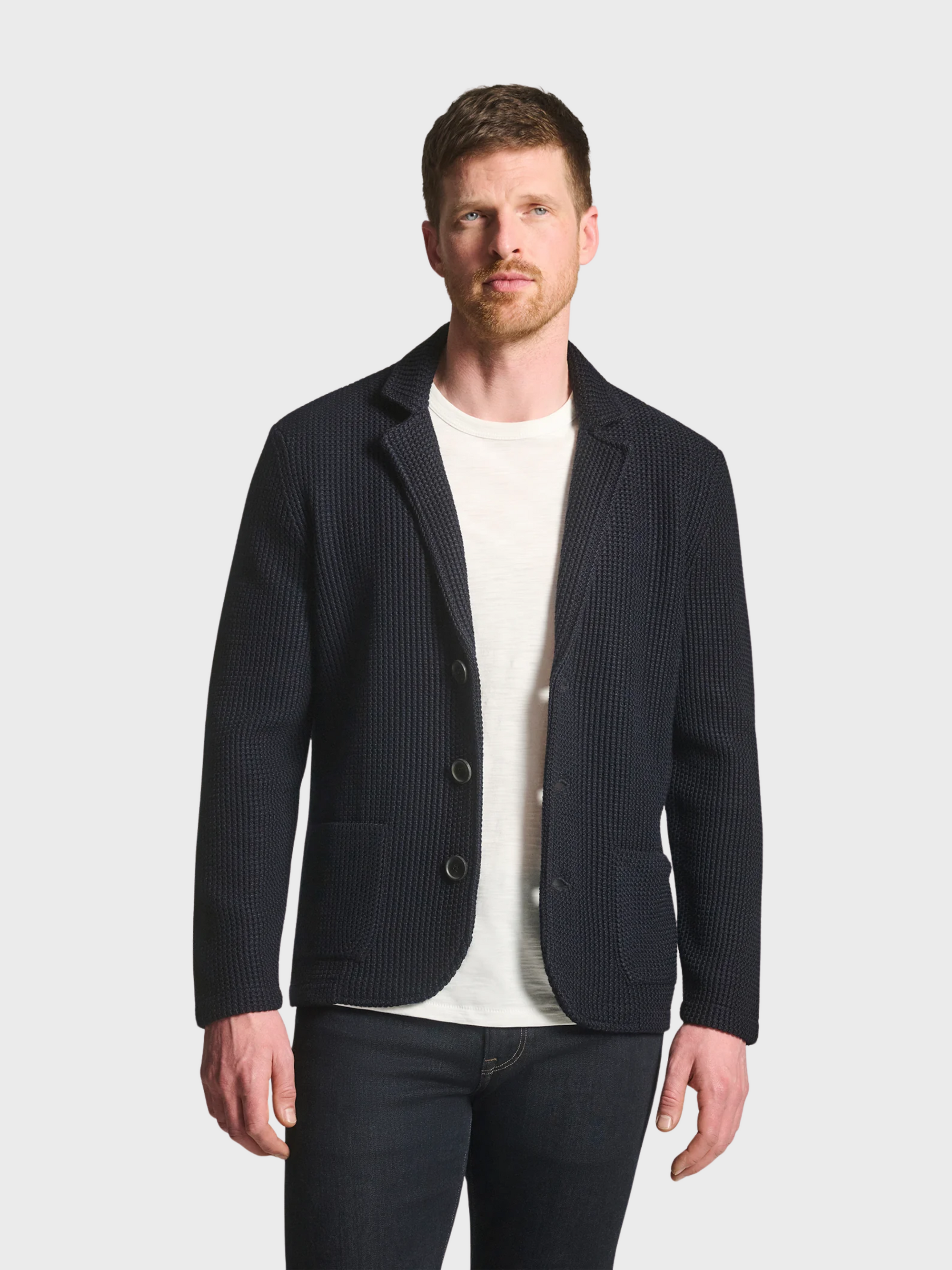34 Heritage Birch Sweater Blazer Navy-Men's Blazers-Brooklyn-Vancouver-Yaletown-Canada