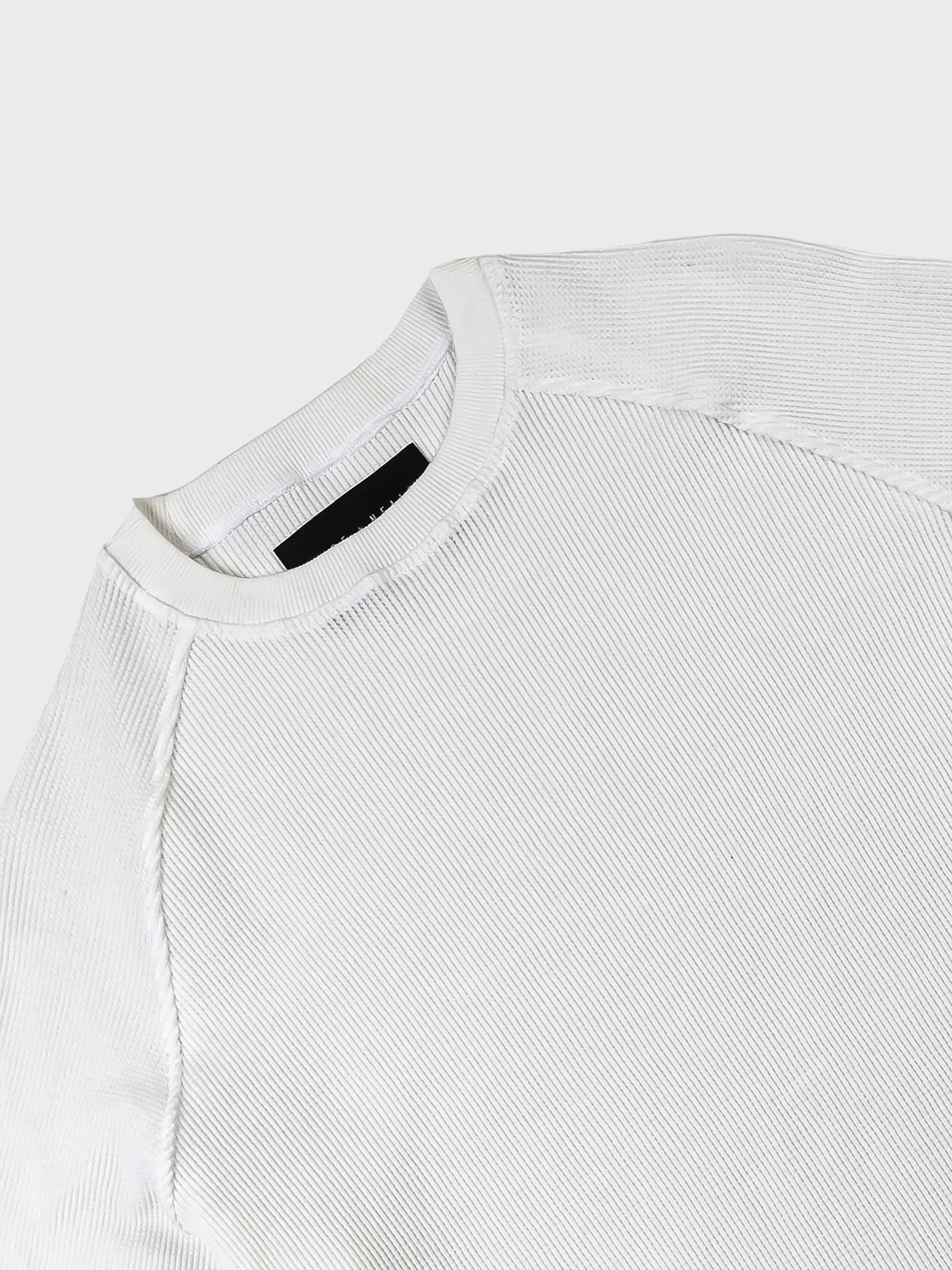 Jude Neale Rogan Waffle Long Sleeve - White-Men's Shirts-Brooklyn-Vancouver-Yaletown-Canada