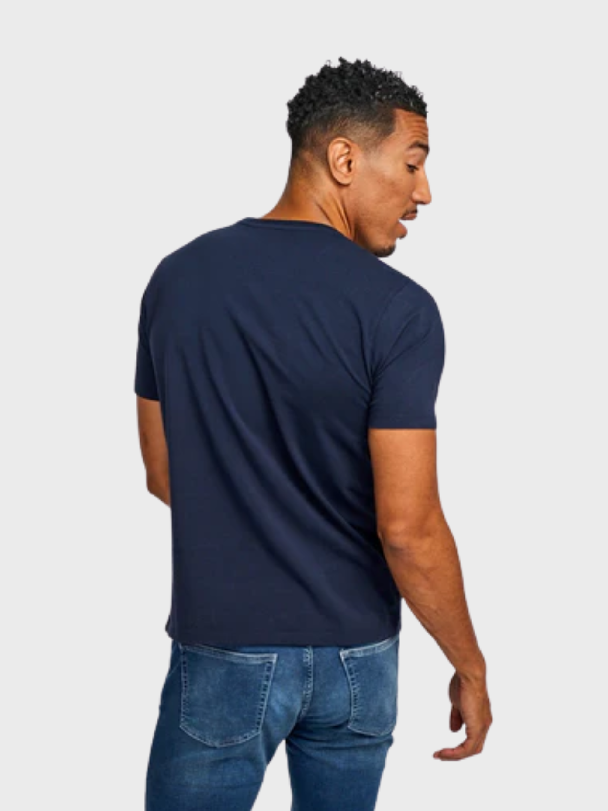 Easy Mondays T Shirt Crew Neck Navy-Men's T-Shirts-Brooklyn-Vancouver-Yaletown-Canada