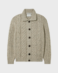 Peregrine Hudson Aran Cardigan - Skiddaw-Men's Sweaters-Brooklyn-Vancouver-Yaletown-Canada