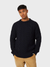 Peregrine Hudson Aran Jumper - Navy-Men's Sweaters-Brooklyn-Vancouver-Yaletown-Canada