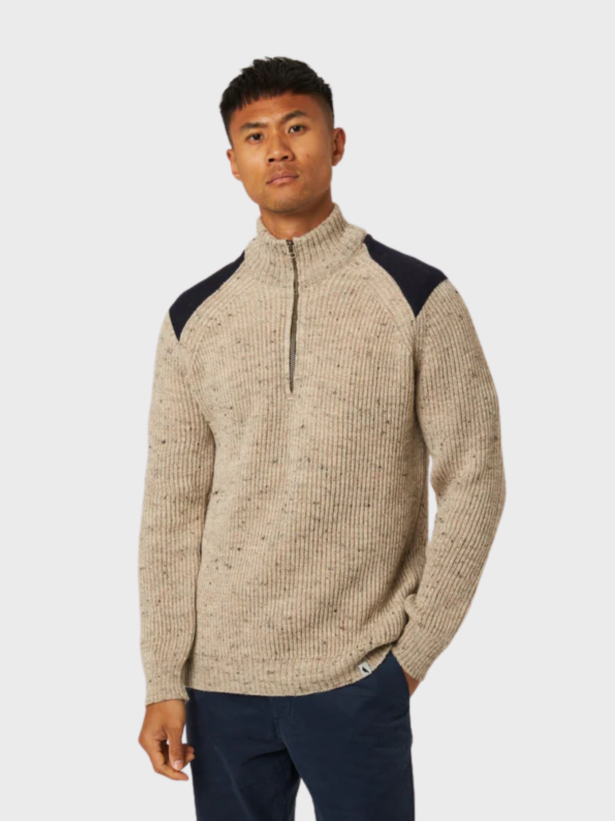 Peregrine Bexley Quarter Zip Jumper - Skiddaw-Men's Sweaters-Brooklyn-Vancouver-Yaletown-Canada