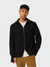 Peregrine Fisherman Cardigan - Black-Men's Sweaters-Brooklyn-Vancouver-Yaletown-Canada