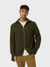 Peregrine Fisherman Cardigan - Olive-Men's Sweaters-Brooklyn-Vancouver-Yaletown-Canada