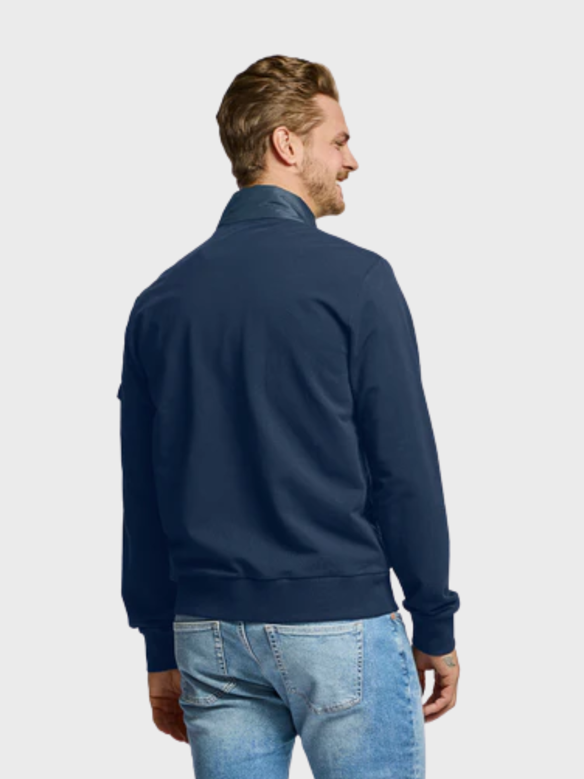 Easy Mondays Quilted Nylon Jacket Navy-Men's Jackets-Brooklyn-Vancouver-Yaletown-Canada