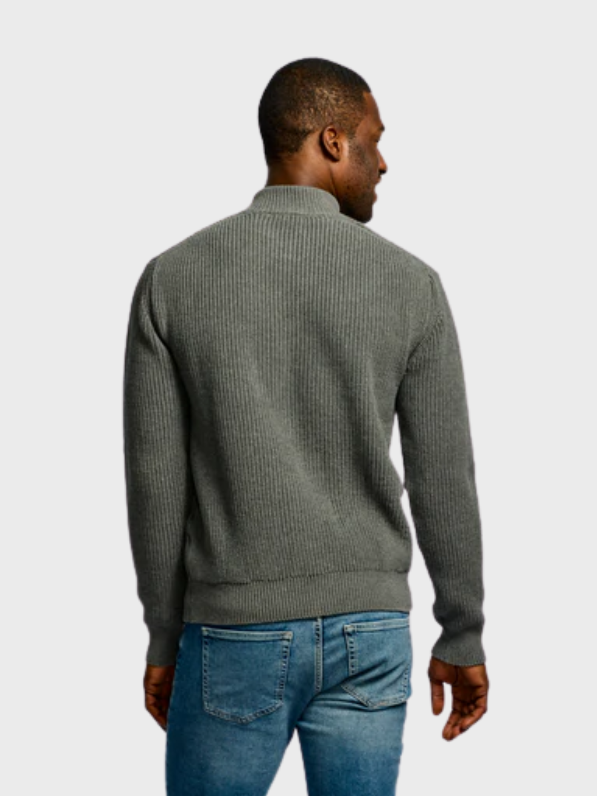 Easy Mondays Zip Cardigan Charcoal-Men's Sweatshirts-Brooklyn-Vancouver-Yaletown-Canada