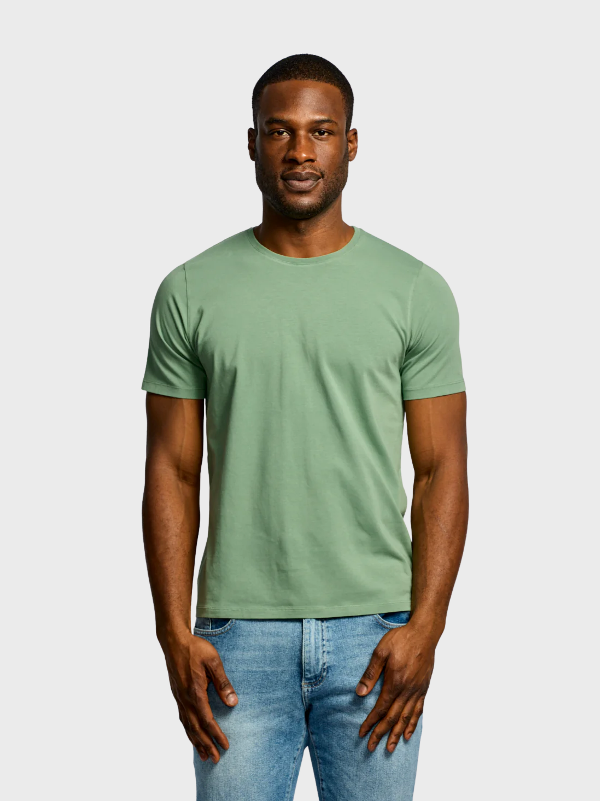 Easy Mondays Crew Neck Pistachio-Men's T-Shirts-Brooklyn-Vancouver-Yaletown-Canada