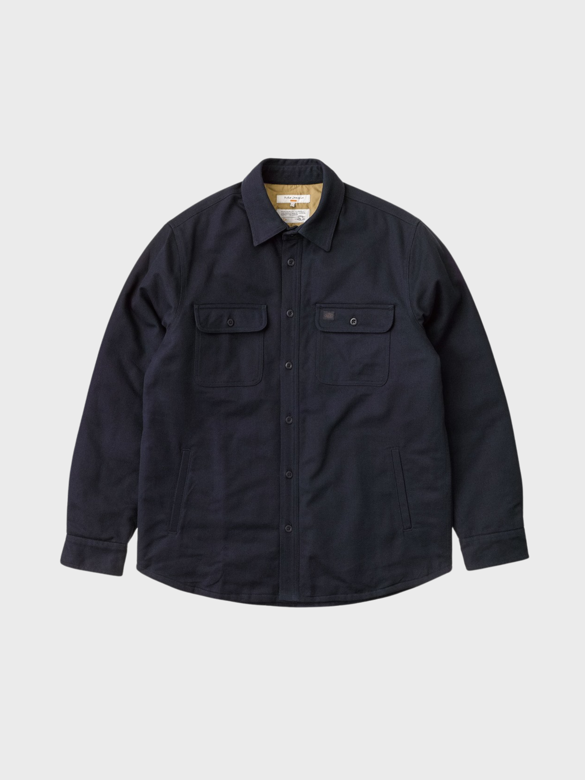 Nudie Glenn Padded Shirt Navy-Men's T-Shirts-Brooklyn-Vancouver-Yaletown-Canada