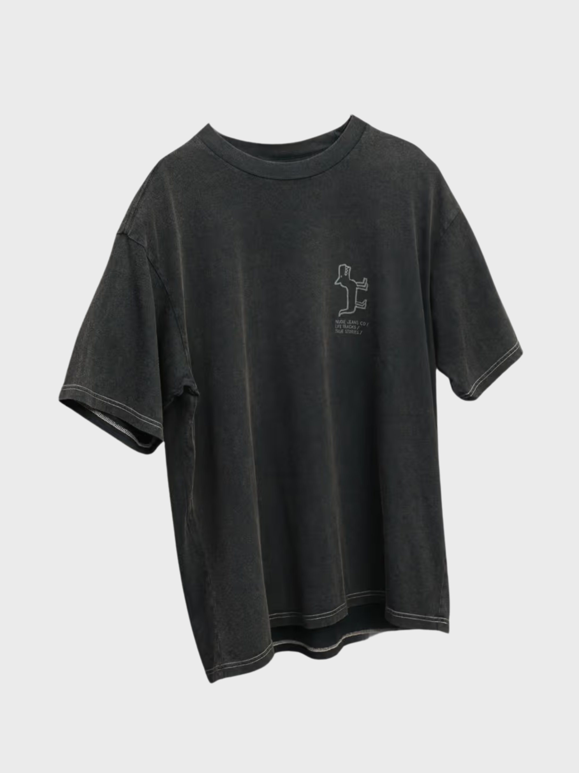 Nudie Koffe Scratched Tracks T-Shirt-Men's T-Shirts-Brooklyn-Vancouver-Yaletown-Canada