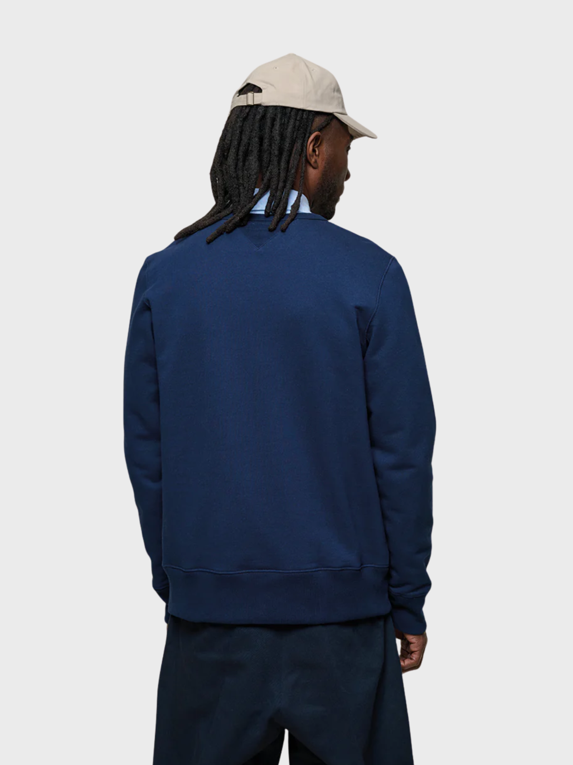 Merz Sturdy Loopback Fleece Sweatshirt - ink blue-Men's Sweatshirts-Brooklyn-Vancouver-Yaletown-Canada