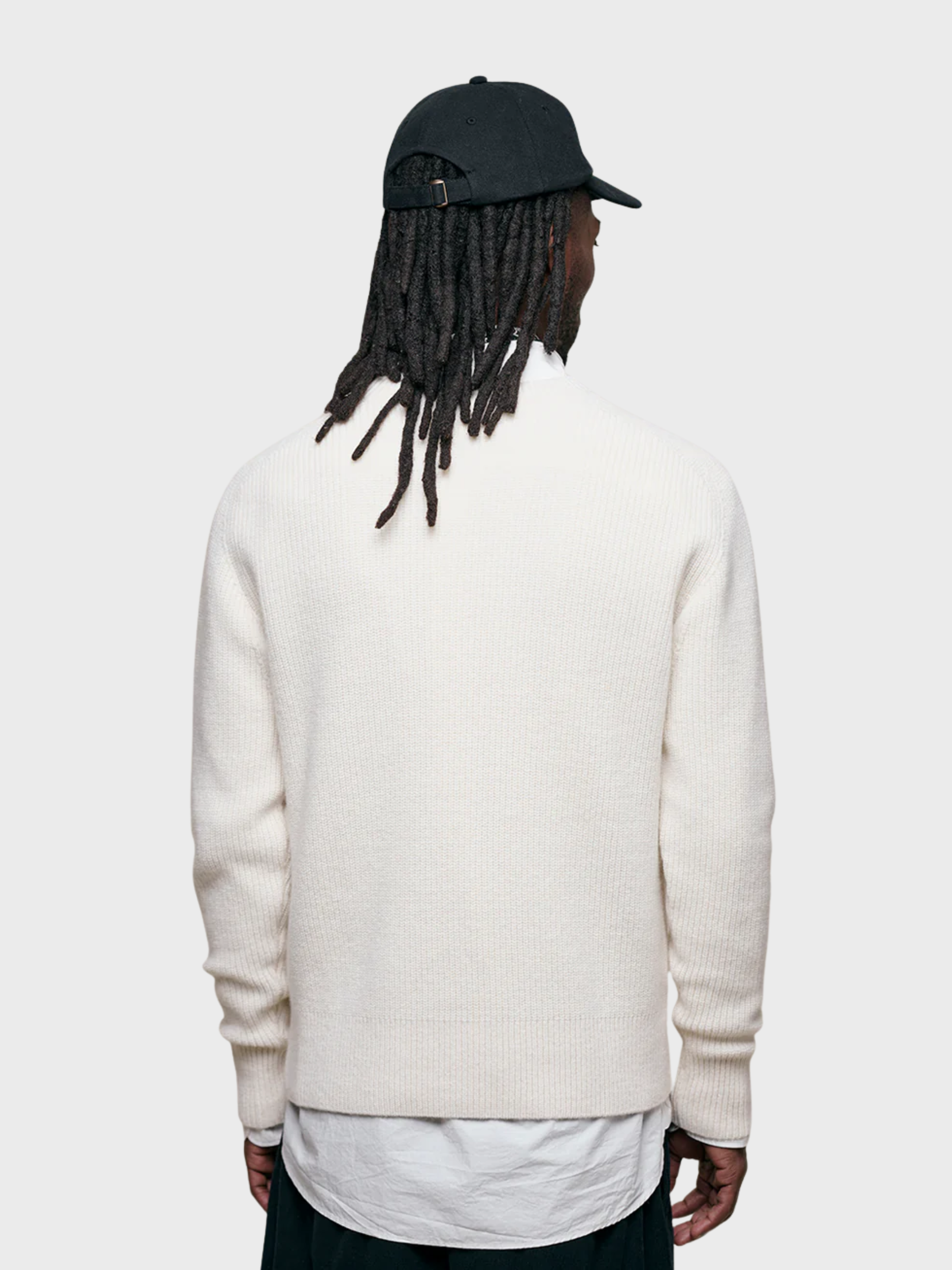 Merz Men's Crew Pullover Ribbed - nature-Men's Sweaters-Brooklyn-Vancouver-Yaletown-Canada