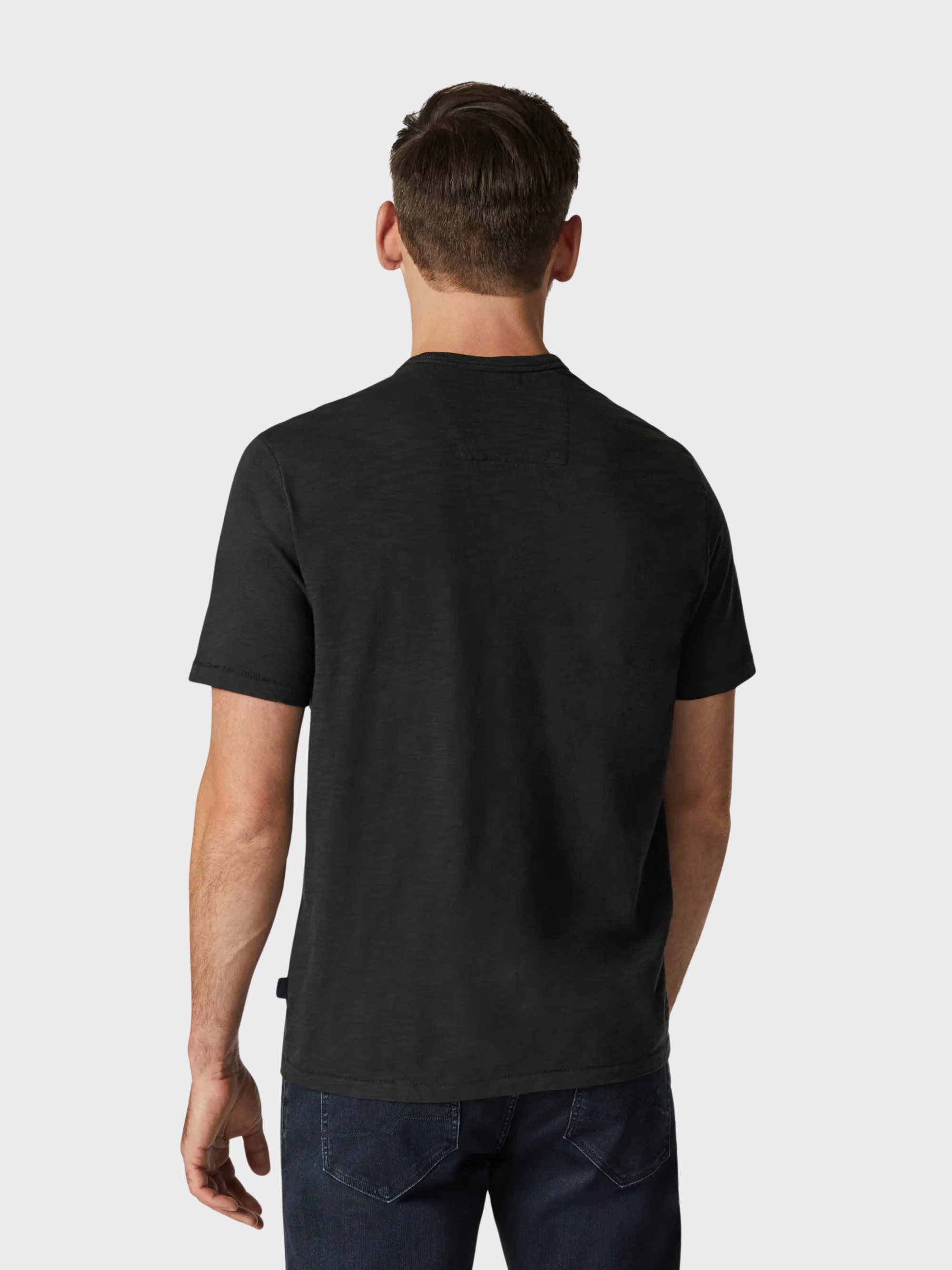 34 Heritage Slub Crew Neck Tshirt Black-Men's T-Shirts-Brooklyn-Vancouver-Yaletown-Canada