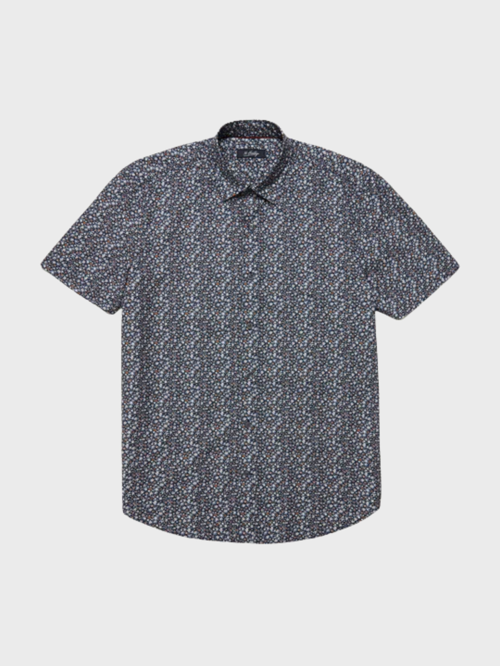 34 Heritage Field Short Sleeve Shirt Dark Navy-Men's Shirts-Brooklyn-Vancouver-Yaletown-Canada