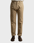 COF Studio Officer Pants Double Twisted Twill Beige-Men's Pants-Brooklyn-Vancouver-Yaletown-Canada