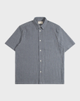 Far Afield Costa Shirt - GinghamCheck-Navy-Men's Shirts-Brooklyn-Vancouver-Yaletown-Canada