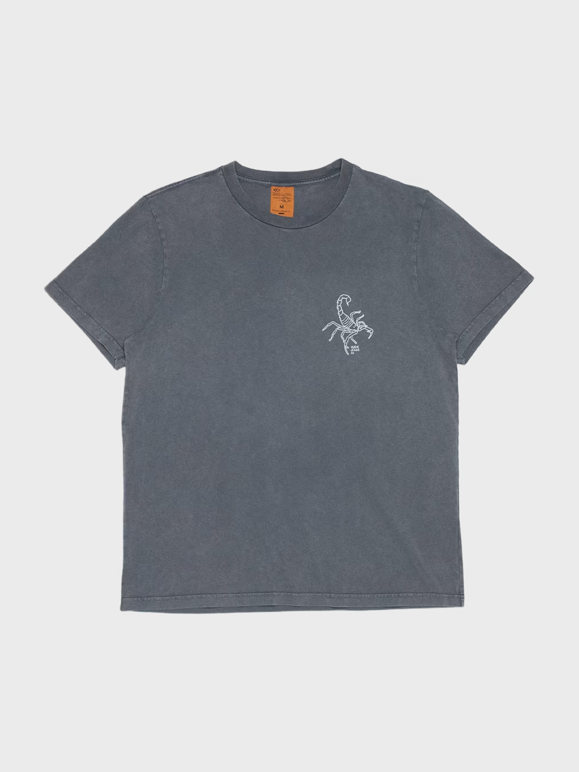 Nudie Roy Sand Tracks T-Shirt Antracite-Men's T-Shirts-Brooklyn-Vancouver-Yaletown-Canada