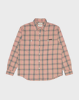 Nudie Julian Worker Shirt Checked Pink-Men's Shirts-Brooklyn-Vancouver-Yaletown-Canada