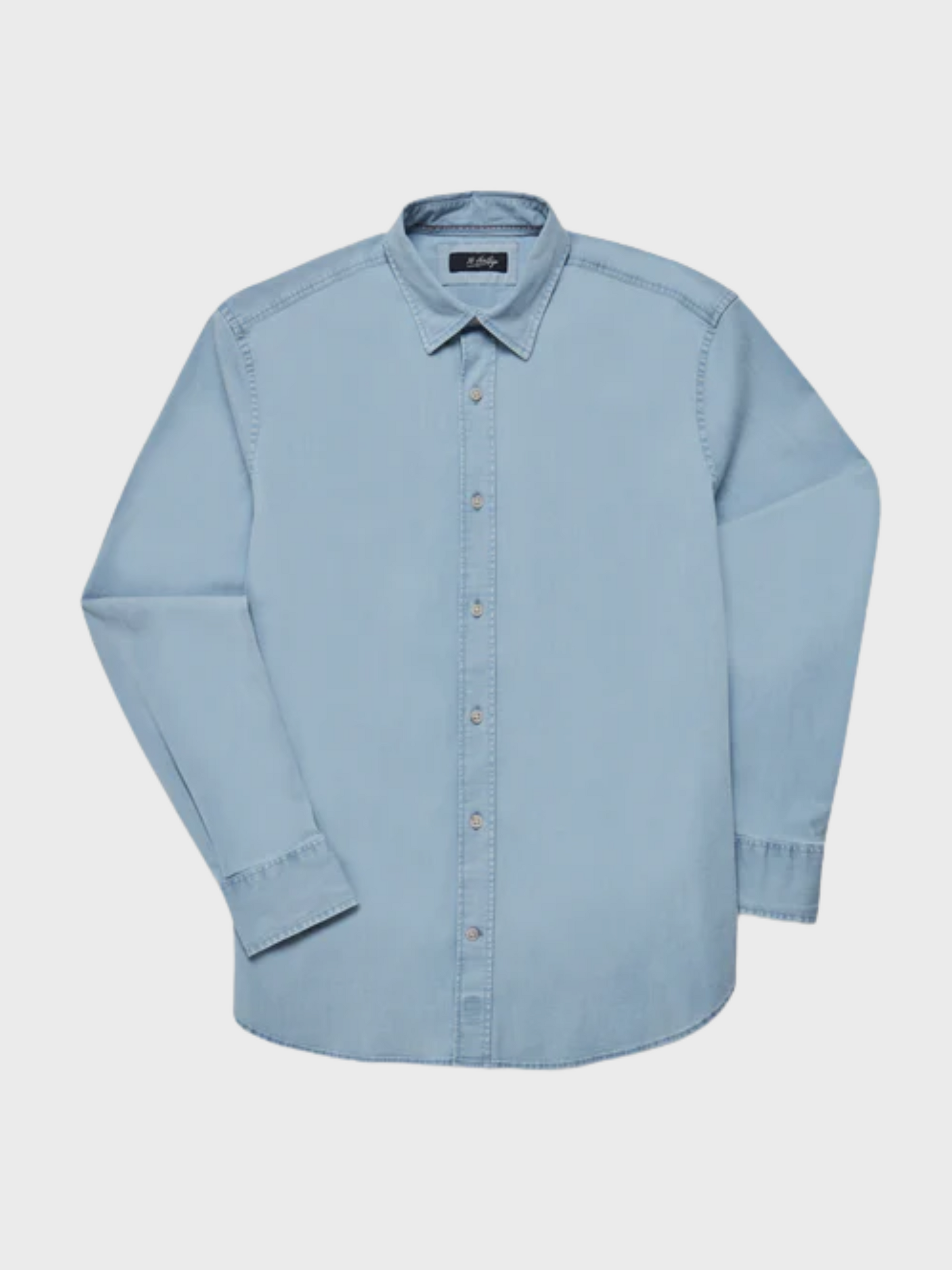 34 Heritage Denim Shirt Bleach-Men's Shirts-Brooklyn-Vancouver-Yaletown-Canada