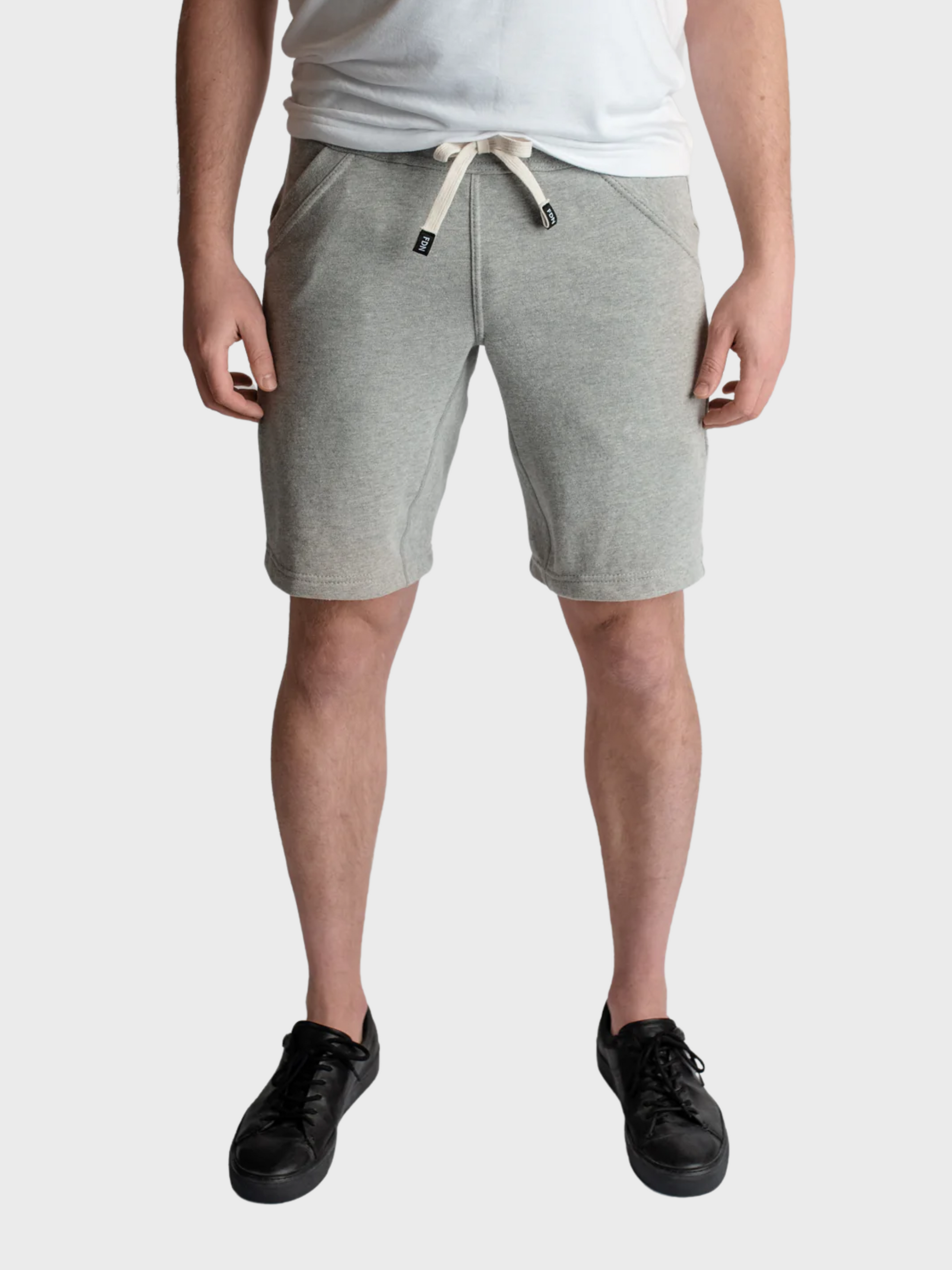 Frere Du Nord 4-Pocket Shorts Heather Grey-Men's Sweatshirts-Brooklyn-Vancouver-Yaletown-Canada