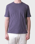 Outclass Slub S/S Pocket T-Shirt - Violet-Men's T-Shirts-Brooklyn-Vancouver-Yaletown-Canada