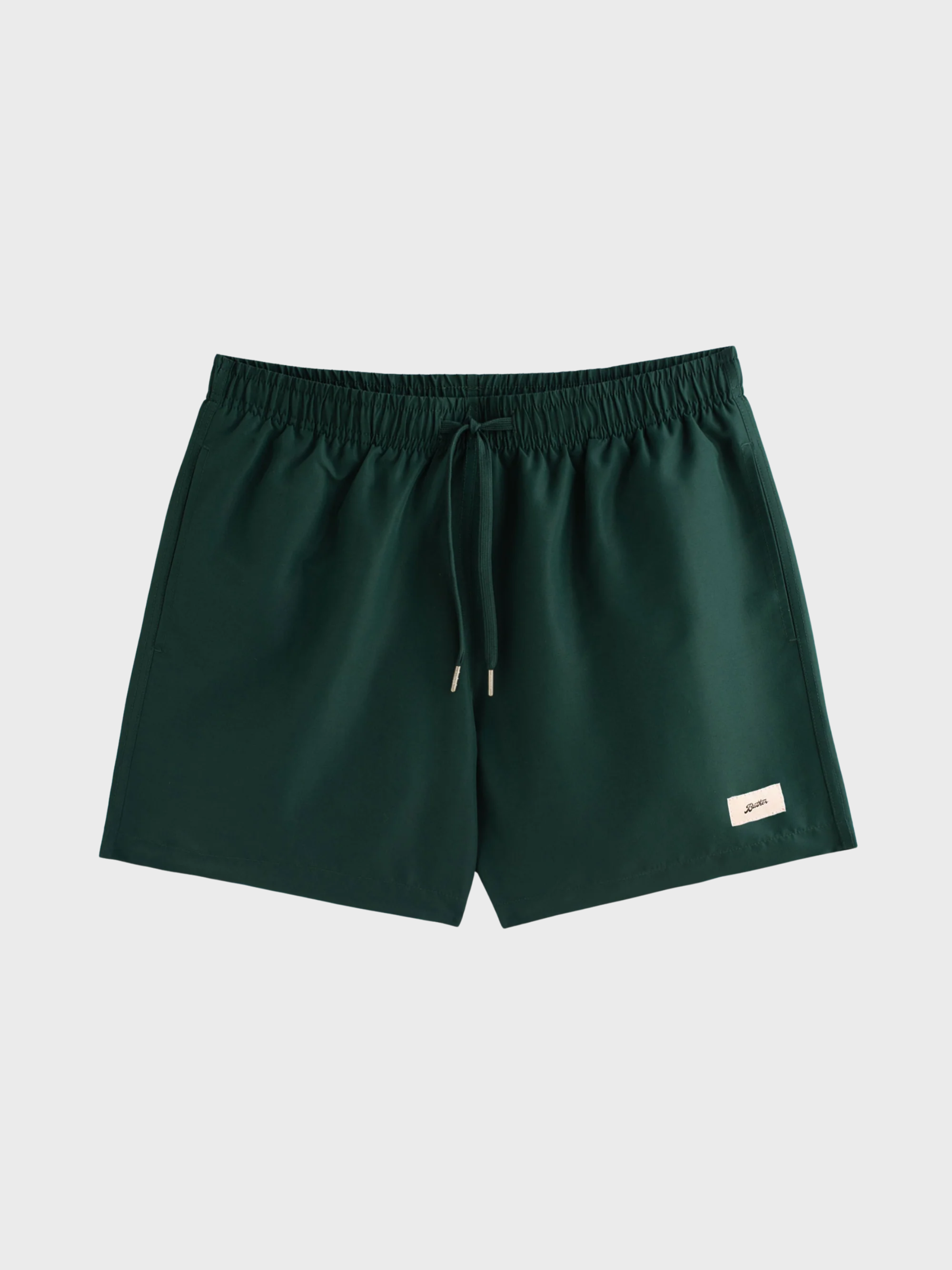 Bather Solid Pine Swim Trunk - Green-Men's Shorts-Brooklyn-Vancouver-Yaletown-Canada