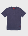 Outclass Slub S/S Henley - Violet-Men's T-Shirts-Brooklyn-Vancouver-Yaletown-Canada