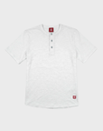 Outclass Slub S/S Henley - White-Men's T-Shirts-Brooklyn-Vancouver-Yaletown-Canada