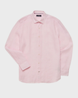 34 Heritage Linen Chambray Shirt Pink-Men's Shirts-Brooklyn-Vancouver-Yaletown-Canada