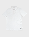 Outclass Slub S/S Polo - White-Men's T-Shirts-Brooklyn-Vancouver-Yaletown-Canada