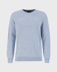 Barbour Pima Crew - Blue Haze-Men's Sweaters-Brooklyn-Vancouver-Yaletown-Canada