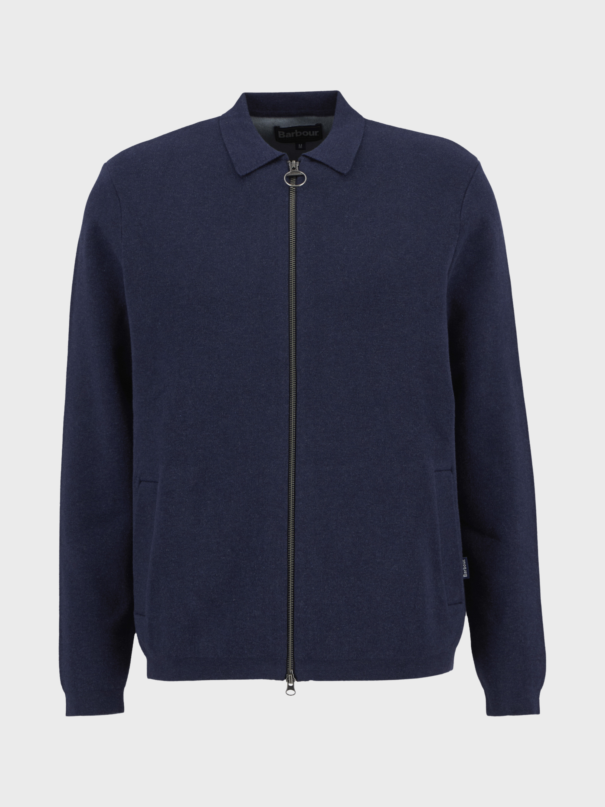 Barbour Crowcombe Zip - Navy-Men's Sweaters-Brooklyn-Vancouver-Yaletown-Canada
