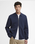 Barbour Crowcombe Zip - Navy-Men's Sweaters-Brooklyn-Vancouver-Yaletown-Canada