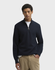 Barbour Honeycomb Hz - Navy-Men's Sweaters-Brooklyn-Vancouver-Yaletown-Canada