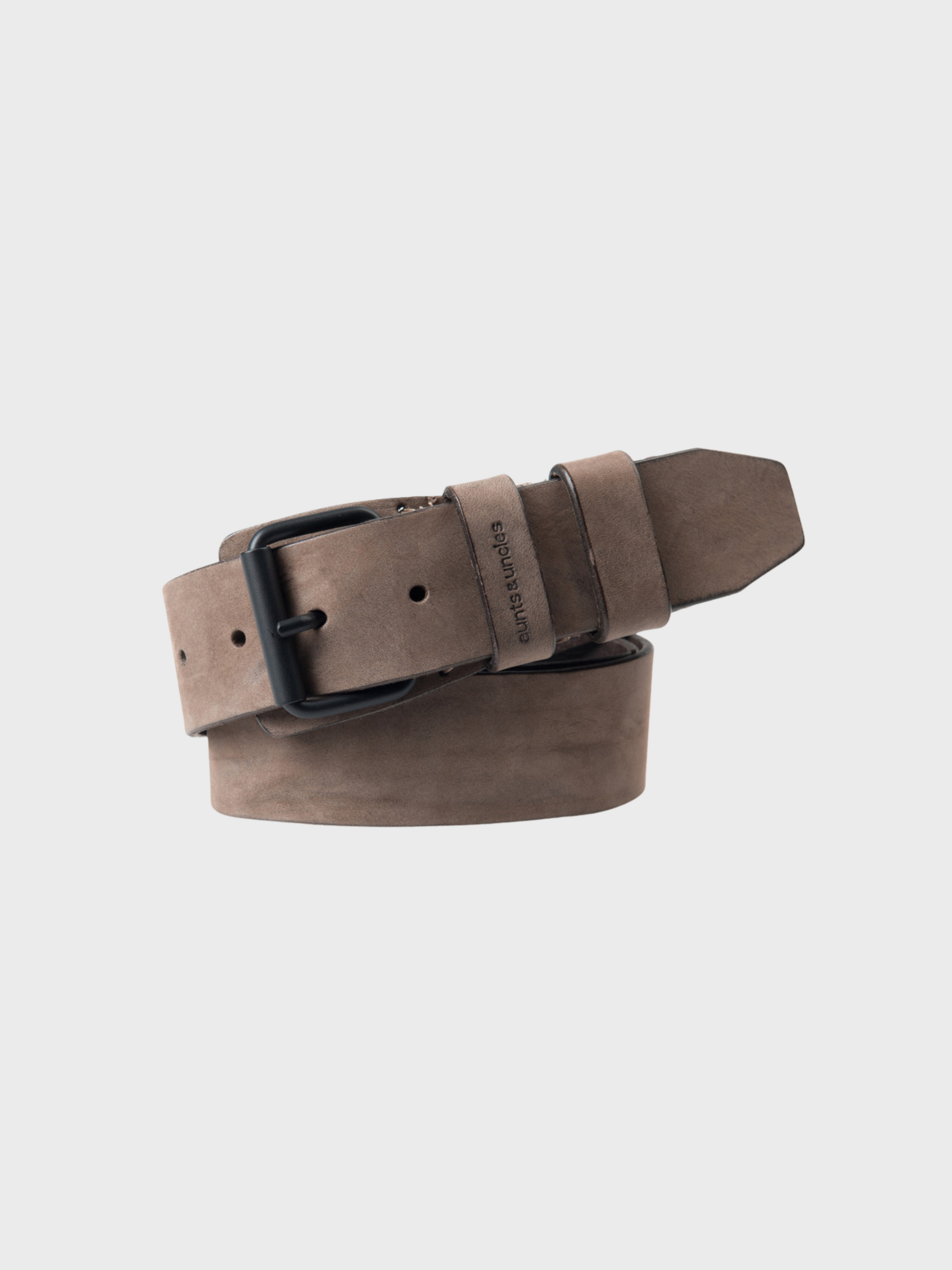 Aunts & Uncles Rockin Fella Belt Nubuck Mudd-Men's Belts-Brooklyn-Vancouver-Yaletown-Canada