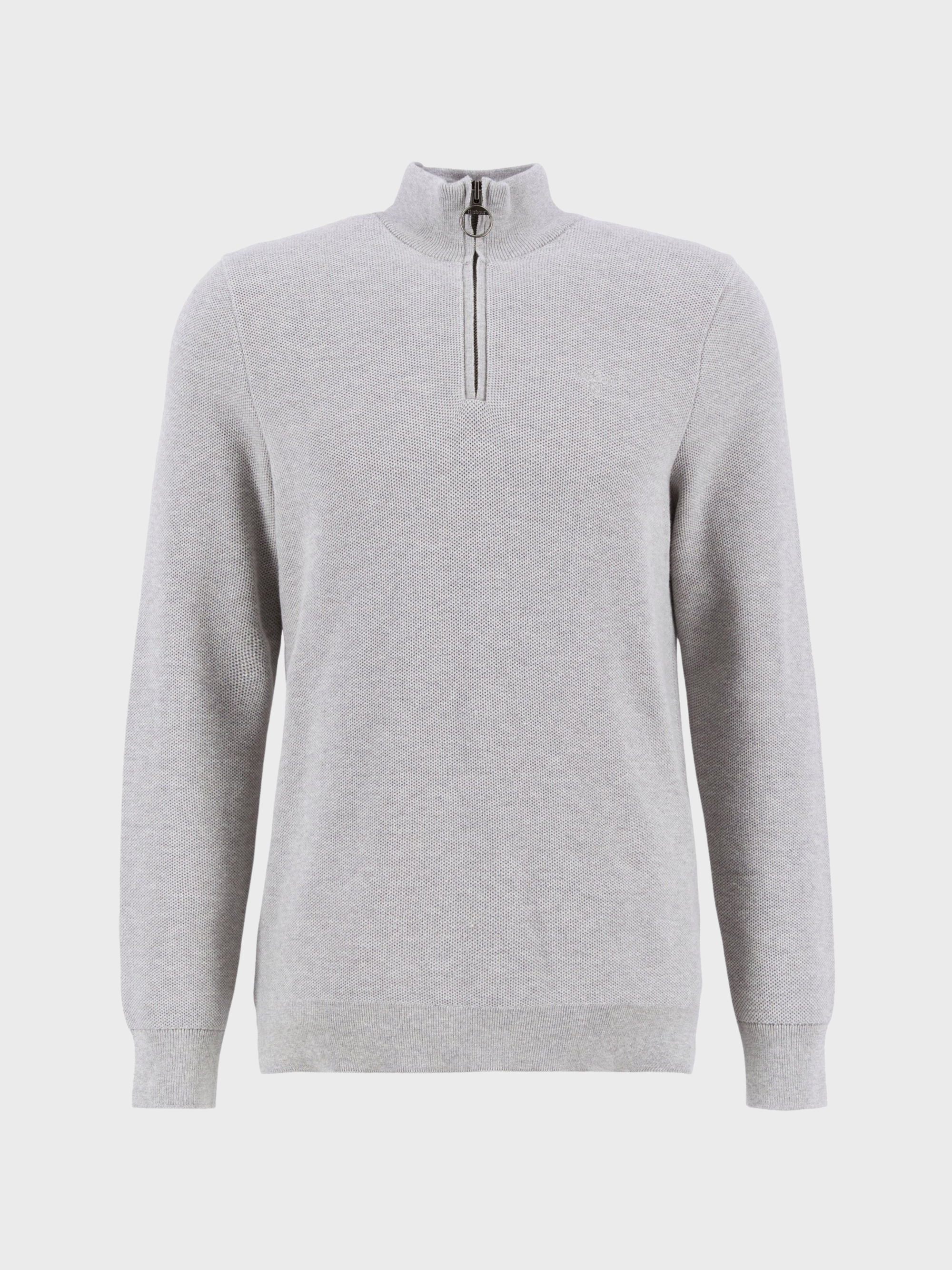 Barbour Honeycomb Hz - Grey Marl-Men's Sweaters-Brooklyn-Vancouver-Yaletown-Canada