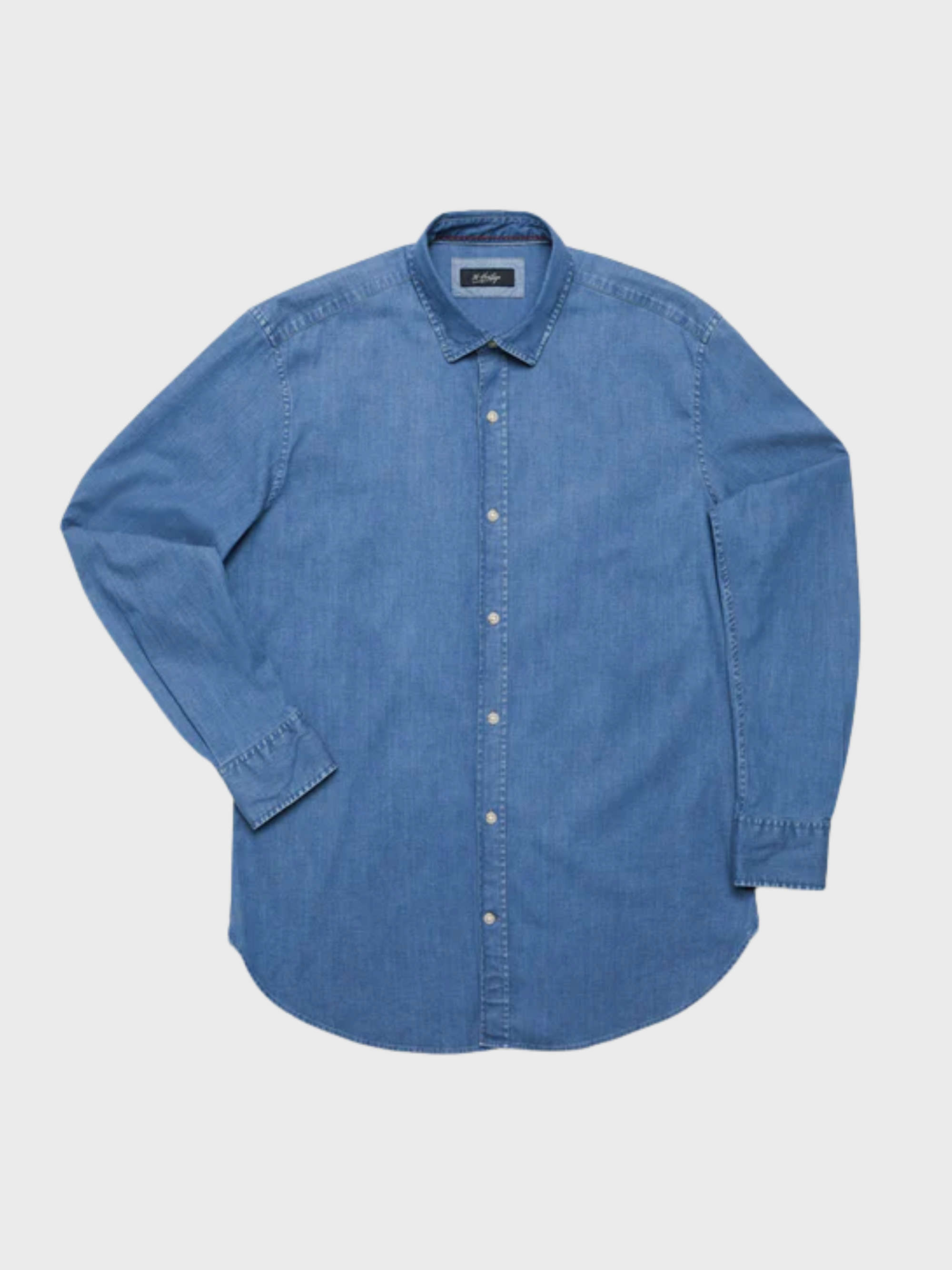 34 Heritage Denim Shirt Light-Men's Shirts-Brooklyn-Vancouver-Yaletown-Canada