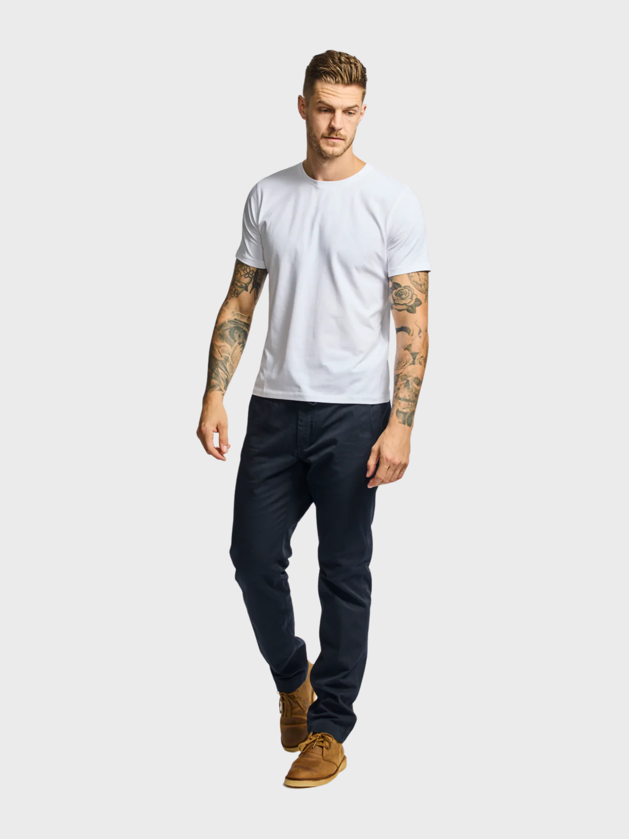 Easy Mondays Drawstring Chino - Navy-Men's Pants-Brooklyn-Vancouver-Yaletown-Canada