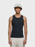 Merz Iconic Ribbed Cotton Tank Top - Deep Black-Men's T-Shirts-Brooklyn-Vancouver-Yaletown-Canada