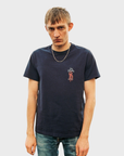 Nudie Roy Sea Noodles T-Shirt Dark Blue-Men's T-Shirts-Brooklyn-Vancouver-Yaletown-Canada