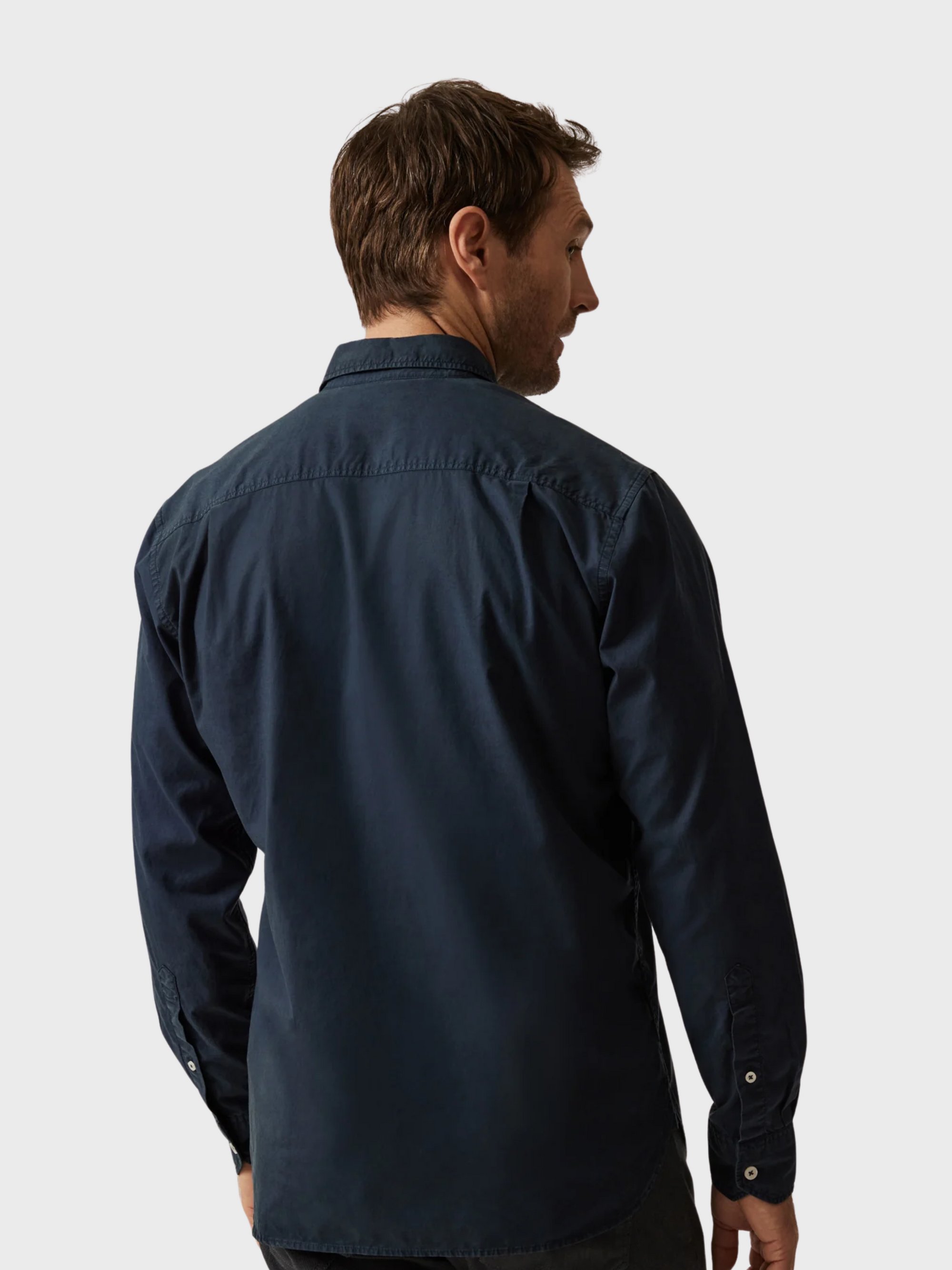 34 Heritage Shirt Luxe Twill - Dress Blues-Men's Shirts-Brooklyn-Vancouver-Yaletown-Canada