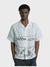 Far Afield Veloso Shirt - Embroidered Landscape - White-Men's Shirts-Brooklyn-Vancouver-Yaletown-Canada