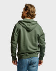 Easy Mondays Slub Cotton Zip Hoodie Thyme-Men's Sweatshirts-Brooklyn-Vancouver-Yaletown-Canada