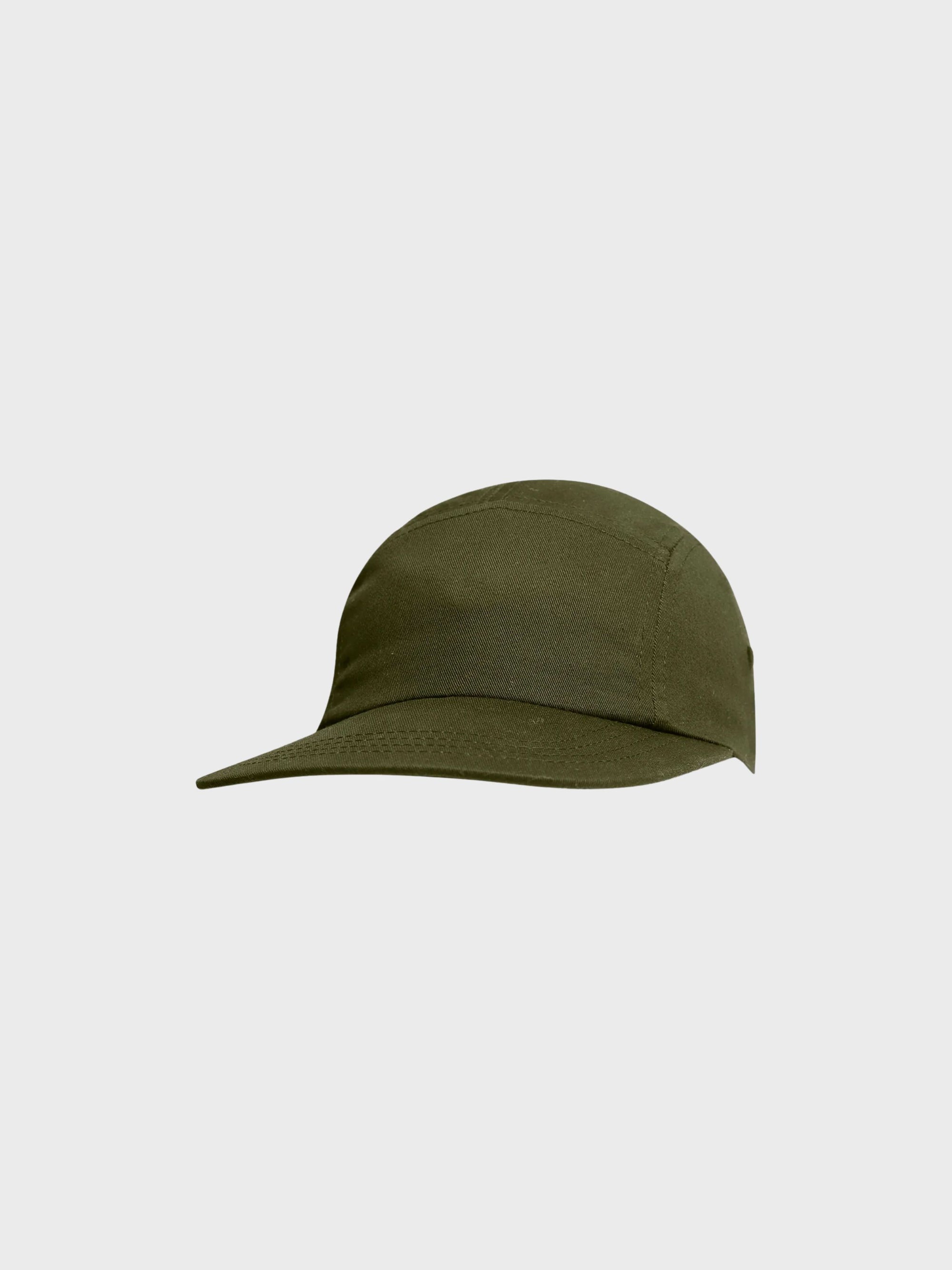 Far Afield Laurel 5 Panel Cap - Panama Twill - Green-Men's Accessories-Brooklyn-Vancouver-Yaletown-Canada