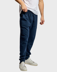 Easy Mondays Slub Cotton Sweat Pant Navy-Men's Pants-Brooklyn-Vancouver-Yaletown-Canada