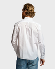 Easy Mondays Stretch Poplin Shirt White-Men's Shirts-Brooklyn-Vancouver-Yaletown-Canada